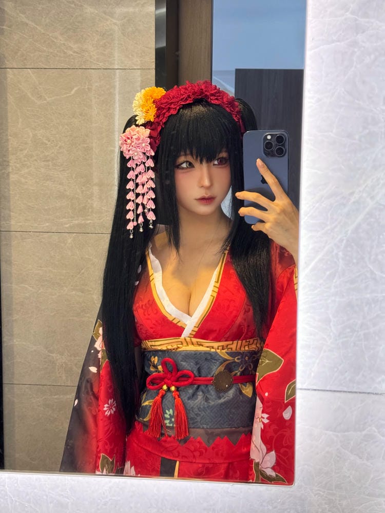蠢沫沫 狂三和服cos [261P9V-2.40GB]-狂三 花絮 [114P5V-582MB]
